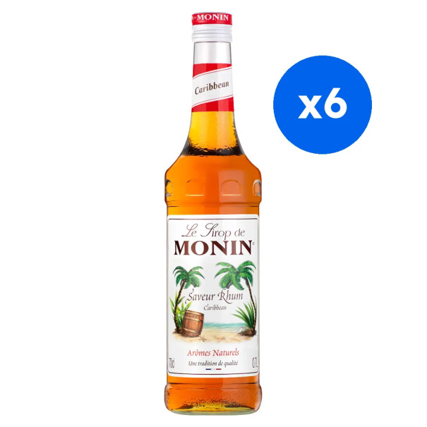 MONIN - SIROP SAVEUR RHUM 700ML BOUTEILLE VERRE