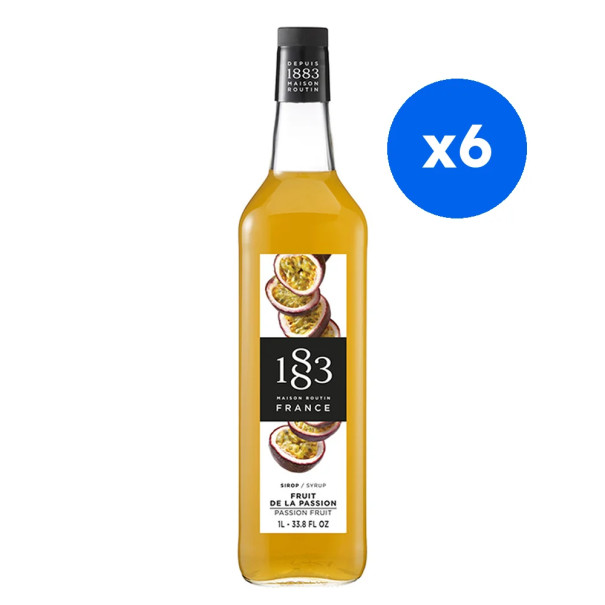 ROUTIN 1883 - FRUIT DE LA PASSION SIROP 1L BOUTEILLE VERRE