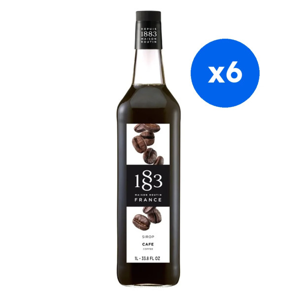 ROUTIN 1883 - SIROP CAFE 1L BOUTEILLE VERRE