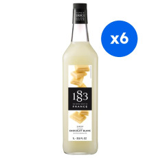 ROUTIN 1883 - SIROP CHOCOLAT BLANC 1L BOUTEILLE VERRE