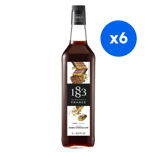 ROUTIN 1883 - SIROP DUBAI CHOCOLATE 1L BOUTEILLE VERRE