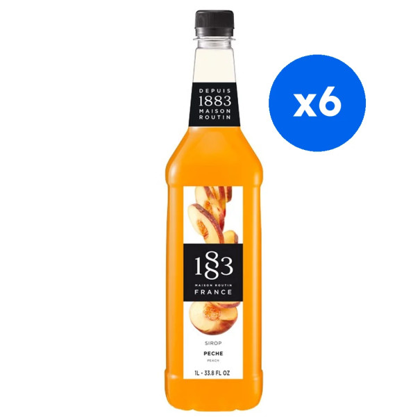 ROUTIN 1883 - SIROP PECHE 1L BOUTEILLE PET