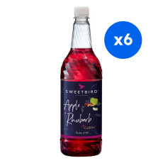 SWEETBIRD - FUSIONS+ POMME & RHUBARBE CAFEINE BOUTEILLE PET 1L
