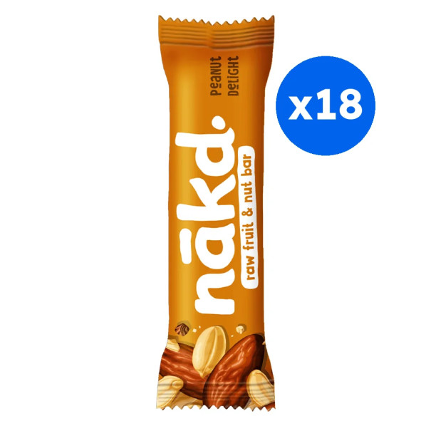 NAKD - BARRE VEGAN PEANUT DELIGHT 35G x18