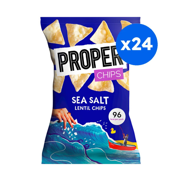PROPER - CHIPS SEA SALT 20G x24