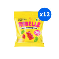 REBELLE - BONBONS OURSONS SANS SUCRES 50G x12