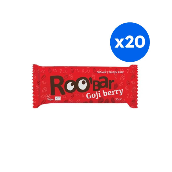 ROOBAR - BARRE GOJI BERRY 30G x20 BIO