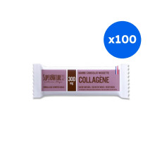 SUPERNATURE - BARRE CHOCOLAT NOISETTE MATCHA COLLAGENE 32G x100