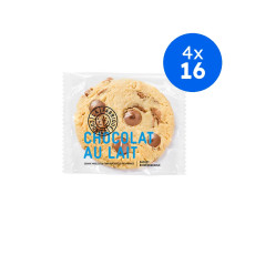 LA FABRIQUE COOKIES - COOKIES PEPITES CHOCOLAT LAIT SACHET INDIVIDUEL 75G x16