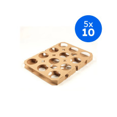 Plaque de cuisson carton pour muffins x5