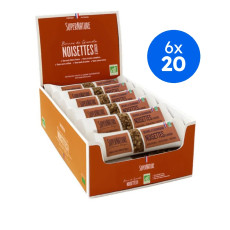 SUPERNATURE - BARRE GRANOLA NOISETTE PRESENTOIR 20x40G BIO