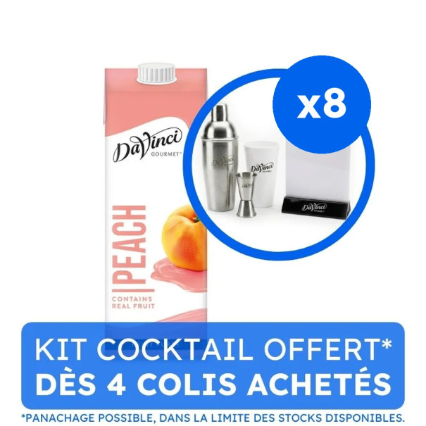 DAVINCI GOURMET - SMOOTHIE PECHE BRIQUE 1L