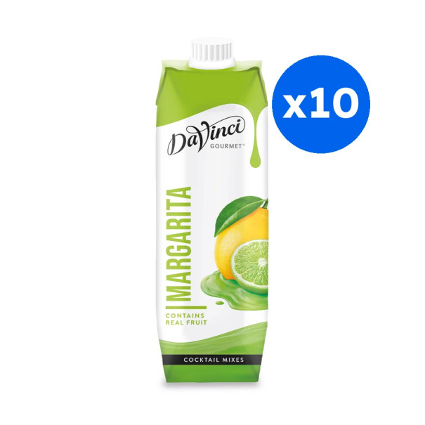 DAVINCI GOURMET - COCKTAIL MIX MARGARITA BRIQUE 1L x10