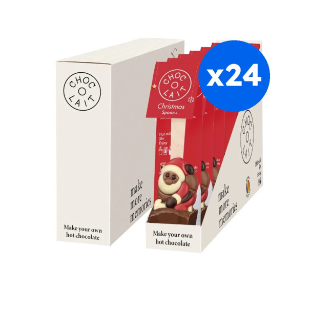 CHOC-O-LAIT - 4 SETS DE 6 BATONNETS CHOCOLAT CHRISTMAS 43G