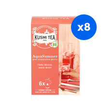 KUSMI TEA - INFUSION AQUASUMMER SACHET 8G x6 BIO