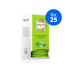 KUSMI TEA - THE VERT GINGEMBRE CITRON SACHET 2G x25 BIO