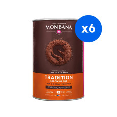 MONBANA - TRADITION SALON DE THE CHOCOLAT EN POUDRE 32% CACAO BOITE 1KG