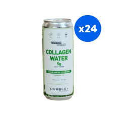 Humble Plus - Eau p?tillante collag?ne menthe citron canette alu 330ml x12