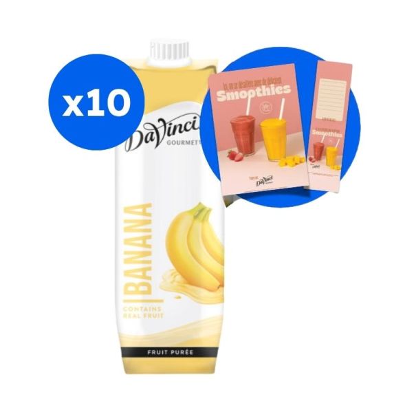 DAVINCI GOURMET - SMOOTHIE BANANE BRIQUE 1L