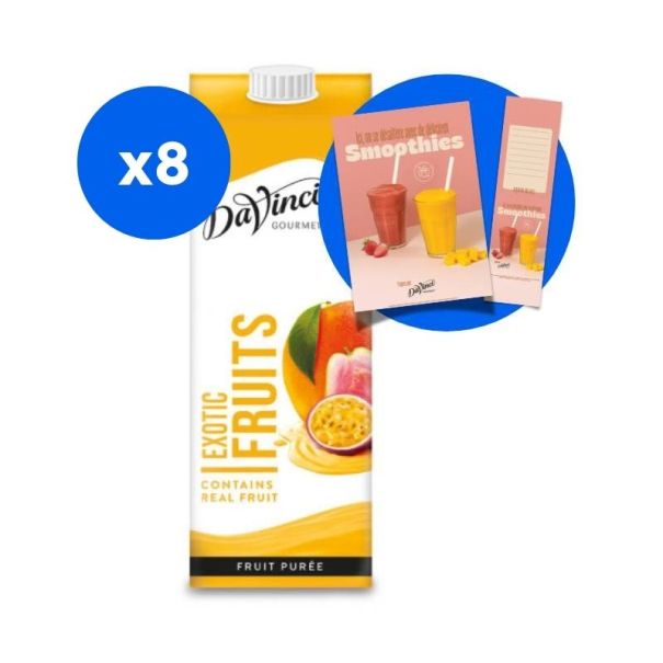 DAVINCI GOURMET - SMOOTHIE FRUITS EXOTIQUES BRIQUE 1L