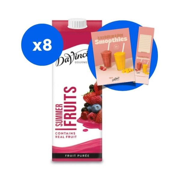 DAVINCI GOURMET - SMOOTHIE FRUITS ROUGES BRIQUE 1L