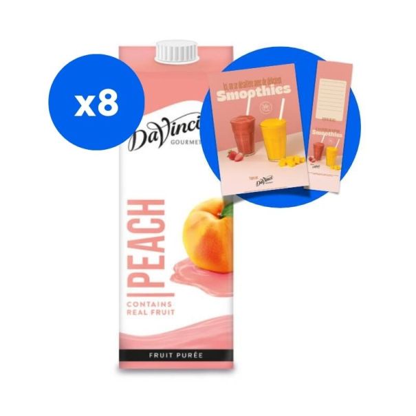 DAVINCI GOURMET - SMOOTHIE PECHE BRIQUE 1L