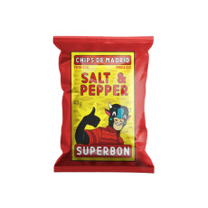 SUPERBON - CHIPS SEL ET POIVRE 40G x25