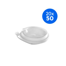 COUVERCLE VOYAGEUR PP REUTILISABLE Ø90MM x50