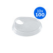 MACPAC - COUVERCLE RPET PLAT A BEC 12-20OZ Ø95MM x100