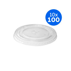 MACPAC - COUVERCLE RPET PLAT CROISILLON 12-20OZ Ø95MM x100