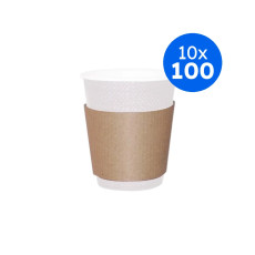 MANCHON CARTON BRUN 8/10oz x100