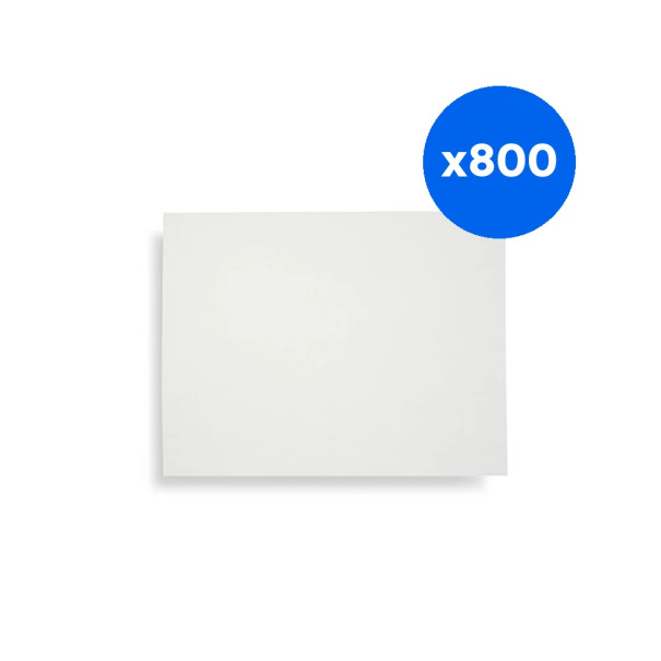 PAPIER INGRAISSABLE BLANC 30x30CM x800