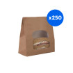 SAC SOS PAPIER KRAFT FENETRE BURGER H.220 x L.155 x P.72 MM x250