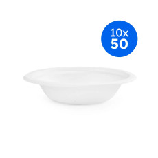 VEGWARE - BOL BAGASSE BLANC COMPOSTABLE 14OZ/414ML x50