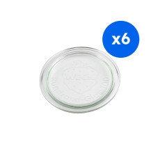 WECK - COUVERCLE VERRE Ø80MM x1