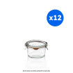 WECK - POT DROIT VERRE 200ML Ø80MM x12
