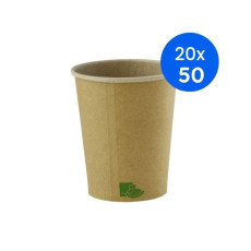 GOBELET CARTON KRAFT 12OZ-350/420ML Ø80MM x50