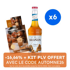 MONIN - CARAMEL SANS SUCRE SIROP 700ML BOUTEILLE VERRE