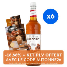 MONIN - SIROP CARAMEL 1L BOUTEILLE PET