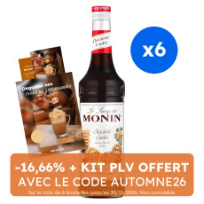 MONIN - SIROP CHOCOLAT COOKIES 700ML BOUTEILLE VERRE