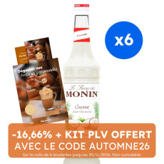 MONIN - SIROP NOIX DE COCO 700ML BOUTEILLE VERRE