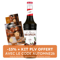 MONIN - SIROP CAFE 700ML BOUTEILLE VERRE