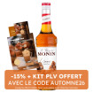 MONIN - SIROP CARAMEL 700ML BOUTEILLE VERRE