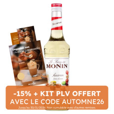 MONIN - SIROP MACARON 700ML BOUTEILLE VERRE