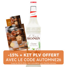 MONIN - SIROP NOIX DE COCO 700ML BOUTEILLE VERRE