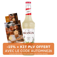 MONIN - SIROP ORGEAT 700ML BOUTEILLE VERRE