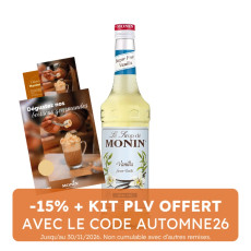MONIN - VANILLE SANS SUCRE SIROP 700ML BOUTEILLE VERRE