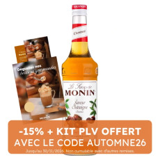 MONIN - SIROP CHATAIGNE 700ML BOUTEILLE VERRE