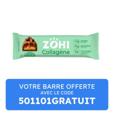 ZOHI - BARRES COLLAGENE CARAMEL CHOCOLAT 50G x1