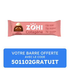 ZOHI - BARRES COLLAGENE VANILLE CHOCOLAT 50G x1